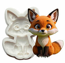 Силіконовий молд для шоколаду, зефіру та ін  "Лисичка (перед)"