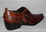 Туфлі козаки шкіряні чоловічі від виробника модель ЛЕ25-113, фото 6