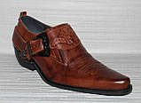 Туфлі козаки шкіряні чоловічі від виробника модель ЛЕ25-113, фото 3