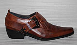 Туфлі козаки шкіряні чоловічі від виробника модель ЛЕ25-113, фото 2