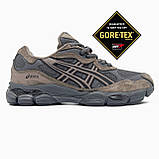 Кросівки чоловічі Асикс Asics Gel-NYC Brown Grey Gore-Tex ALL21832, фото 2