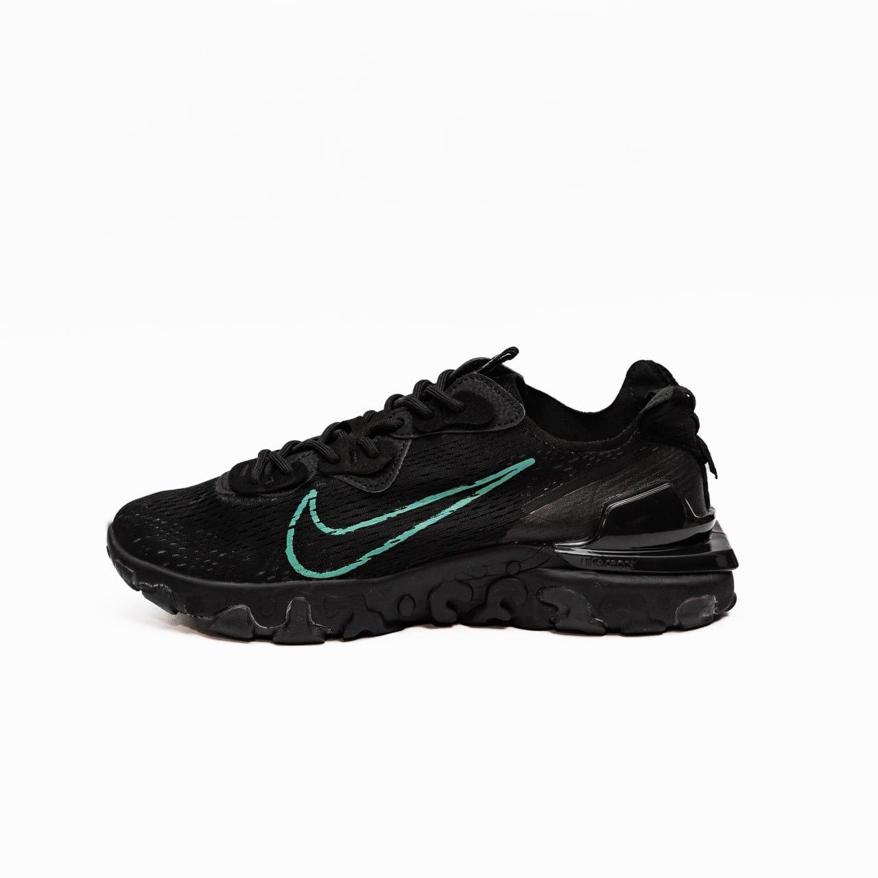 Кросівки чоловічі Найк Nike React Vision Black Blue HF0101-001, фото 1