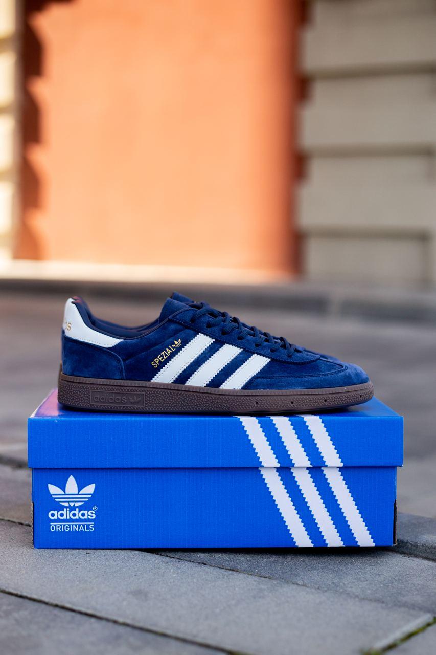 Кросівки чоловічі Адідас Adidas Spezial Blue White IF7087, фото 1