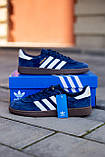Кросівки чоловічі Адідас Adidas Spezial Blue White IF7087, фото 2