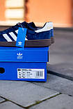 Кросівки чоловічі Адідас Adidas Spezial Blue White IF7087, фото 3
