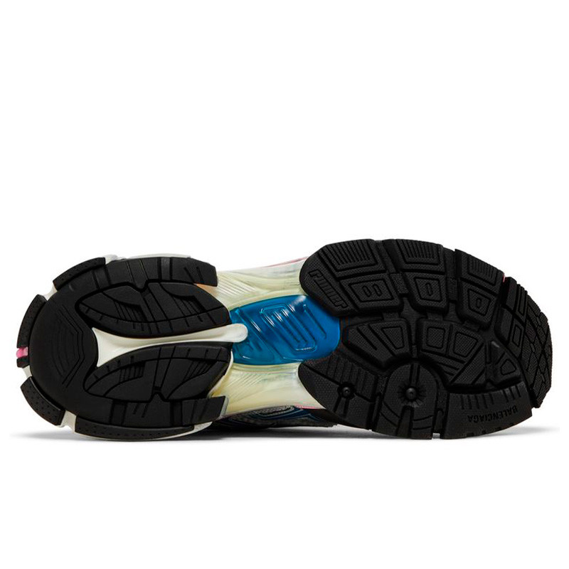 Кросівки жіночі Баленсіага Balenciaga Runner White Red Blue Pink 677403W3RB69645, фото 1