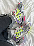 Кросівки жіночі Баленсіага Balenciaga Runner Trainer Purple Yellow Blue 772767W3RMU1745, фото 2