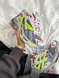 Кросівки жіночі Баленсіага Balenciaga Runner Trainer Purple Yellow Blue 772767W3RMU1745, фото 4