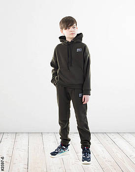 2597-6 Спортивний костюм тринитка на флісі підліток (4 од: 36,38,40,42)