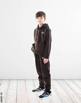 2597-19 Спортивний костюм тринитка на флісі підліток (4 од: 36,38,40,42)