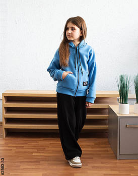 2563-30 Спортивний костюм тринитка на флісі підліток (4 од: 36,38,40,42)