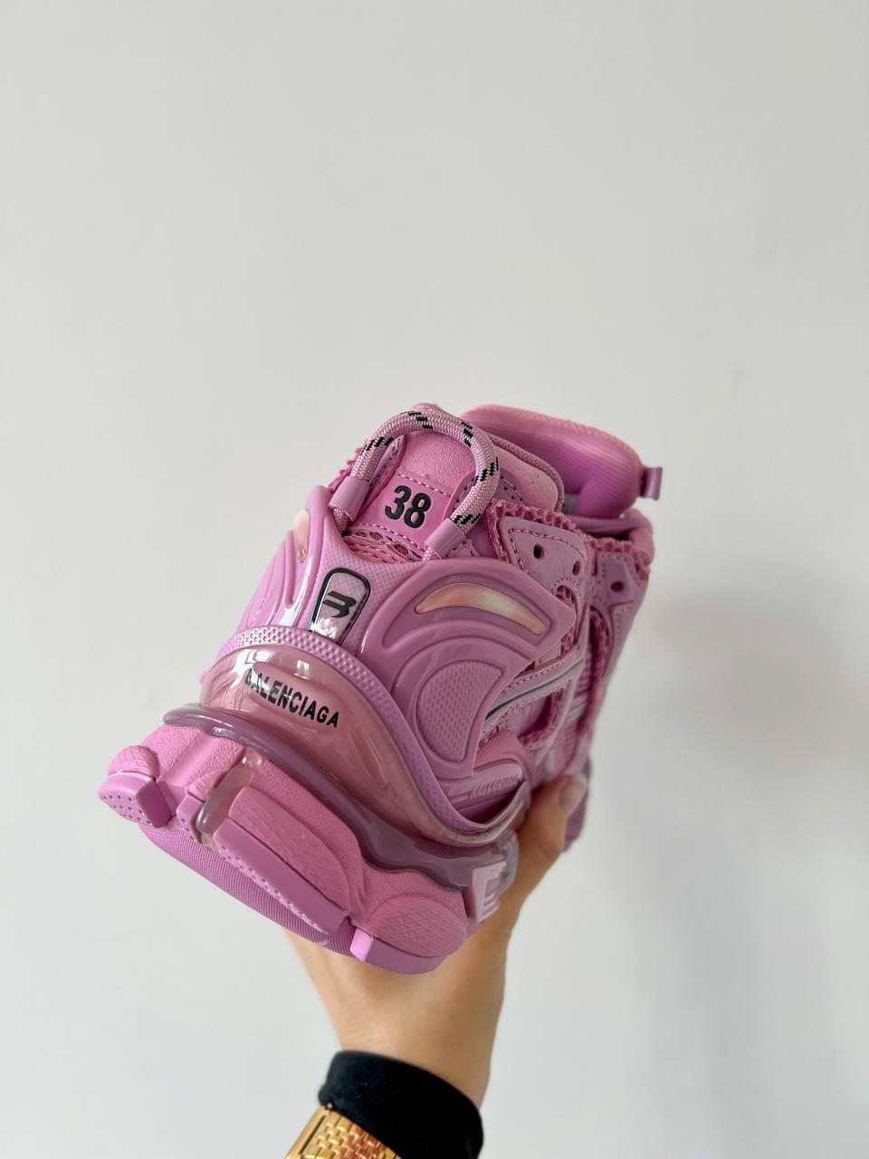 Кросівки жіночі Баленсіага Balenciaga Runner Trainer Pink 677402W3RB15000, фото 1