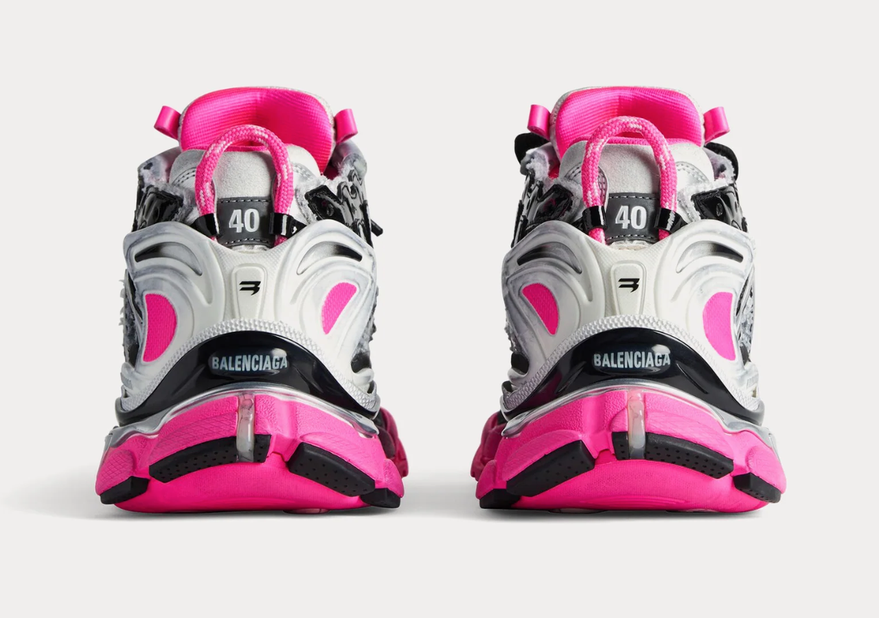 Кросівки жіночі Баленсіага Balenciaga Runner Trainer Pink 677402W3RB15000, фото 1