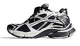 Кросівки чоловічі Баленсіага Balenciaga Runner Black White 677403W3RB29010, фото 2