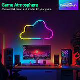 Kangtaixin 3.3FT/1M Світлодіодні неонові мотузкові світильники, RGB LED Strip Lights Керування застосунком, синхронізація музики, фото 4