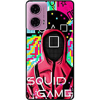 Силіконовий чохол бампер для Motorola Edge 50 Fusion з малюнком Гра в кальмара