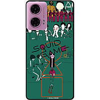 Силіконовий чохол бампер для Motorola Edge 50 Fusion з малюнком Гра в кальмара