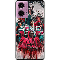 Силіконовий чохол бампер для Motorola Edge 50 Fusion з малюнком Гра в кальмара