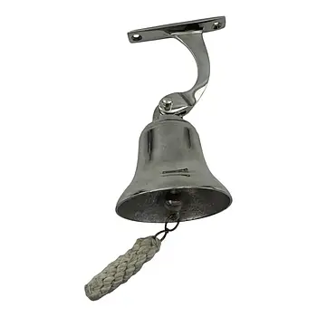 Ринда корабельна настінна, бронза з хромованим покриттям 12,5 см, Індія