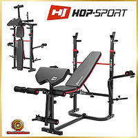 Лава універсальна для м'язів HS-1065HB Тренувальна лава та стійки, Професійна лава для жиму штанги