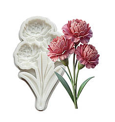 Силіконовий Молд для шоколаду, мастики та ін  "Гілочка півонії"