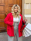 Жакет жіночий з оригінальним лацканом в кольорах 9873, фото 6