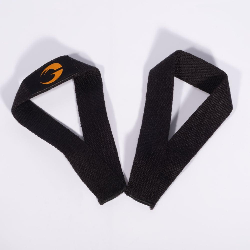 Кистьові ремені для тяги GASP Olympic lifting straps Чорні