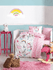 Комплект постільної білизни Cotton Box Unicorn Pembe 100x150см (CB_08007797)
