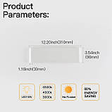 Mille Lucciole 24W Світлодіодний настінний світильник для приміщень, 4500K нейтральний білий, алюміній, 2 упаковки, фото 5