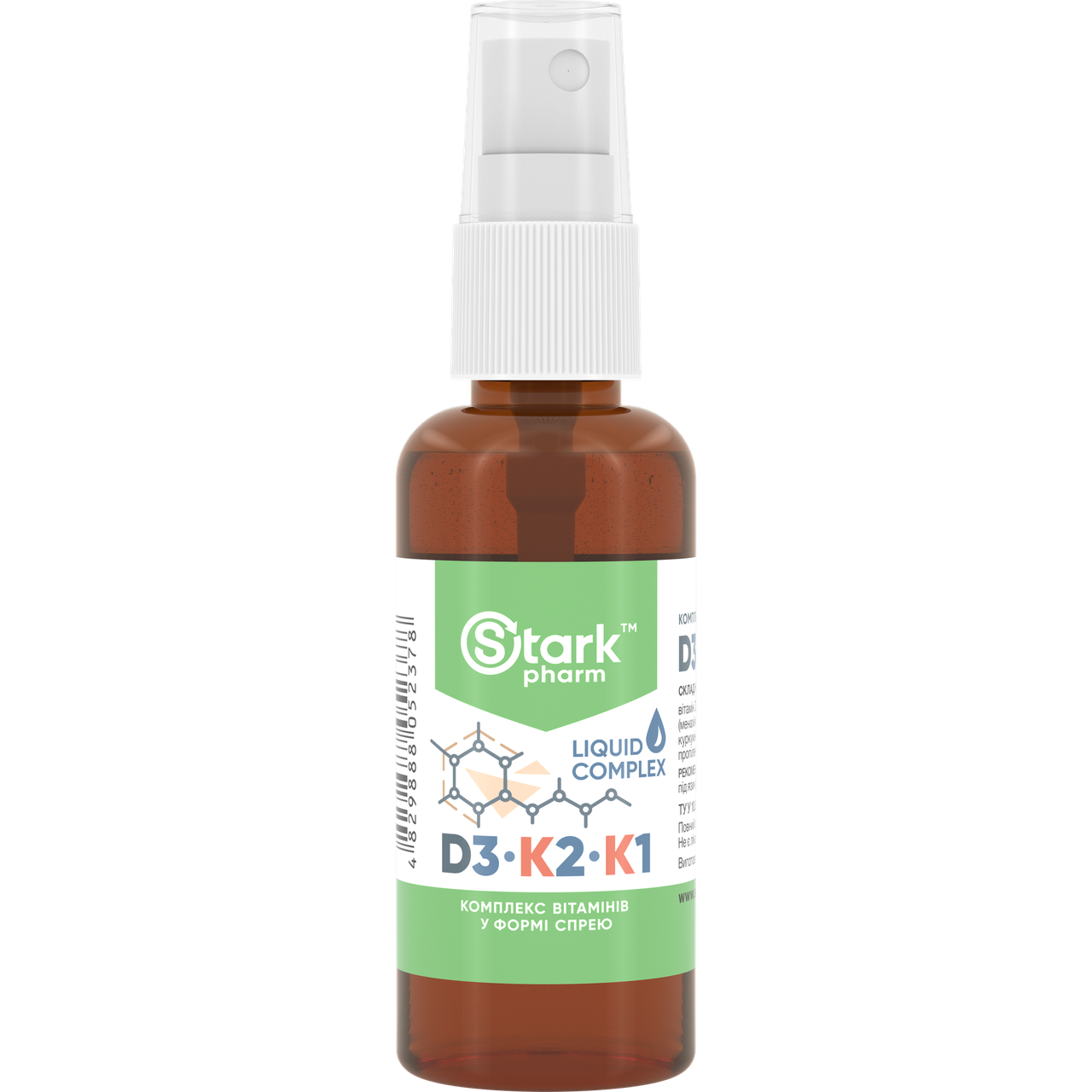 Витамин Д3+К2+К1 Stark Pharm Liquid Vitamin D3+K2+K1 50 мл