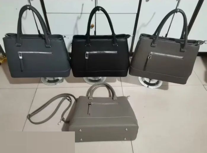 Сумка жіноча ділова на блискавці з кишенею зі штучної шкіри в різних кольорах Zhenya, фото 1