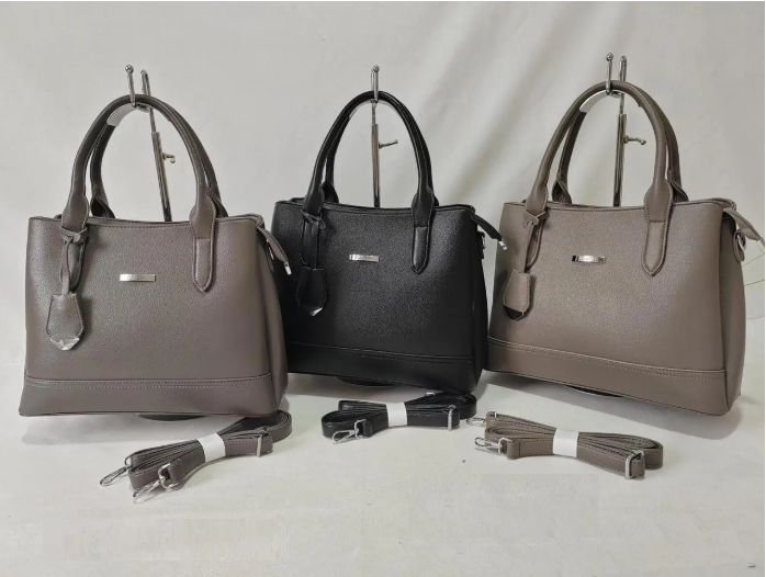 Сумка жіноча ділова 32*25 см на блискавці зі штучної шкіри у різних кольорах Zhenya, фото 1