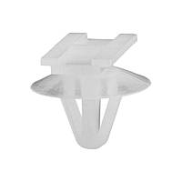 Кріплення обшивки/молдінгів, два й більше капелюшок, Фігурний капелюх Дві капелюшки, Білий, Пластик, Розміри (мм):
