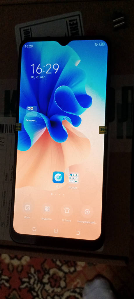 Дисплей + сенсор Tecno Spark 7 (KF6N) Black (Original) - p/n: FPC6504-9 - фото покупців 1