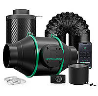 Комплект вентиляції Mars Hydro iFresh Kit Smart Inline Duct Fan 4 Carbon Filter Combo