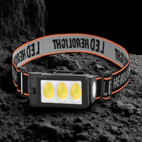 Налобний ліхтар PL-197, акумуляторний, водонепроникний, ЗУ Type-C, фото 1