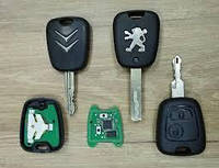 Ключ з чіпом Citroen C1 C2 C3 C4 Picasso Xsara Для Peugeot 206 306 307 107 207 407 Партнер І