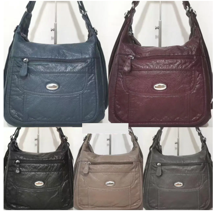 Сумка жіноча варенка на блискавці з кишенями та довгим ремінцем в різних варіантах Zhenya, фото 1