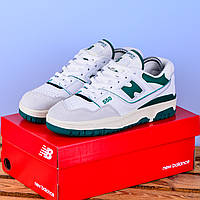 Мужские Кроссовки New Balance 550 белые из хаки