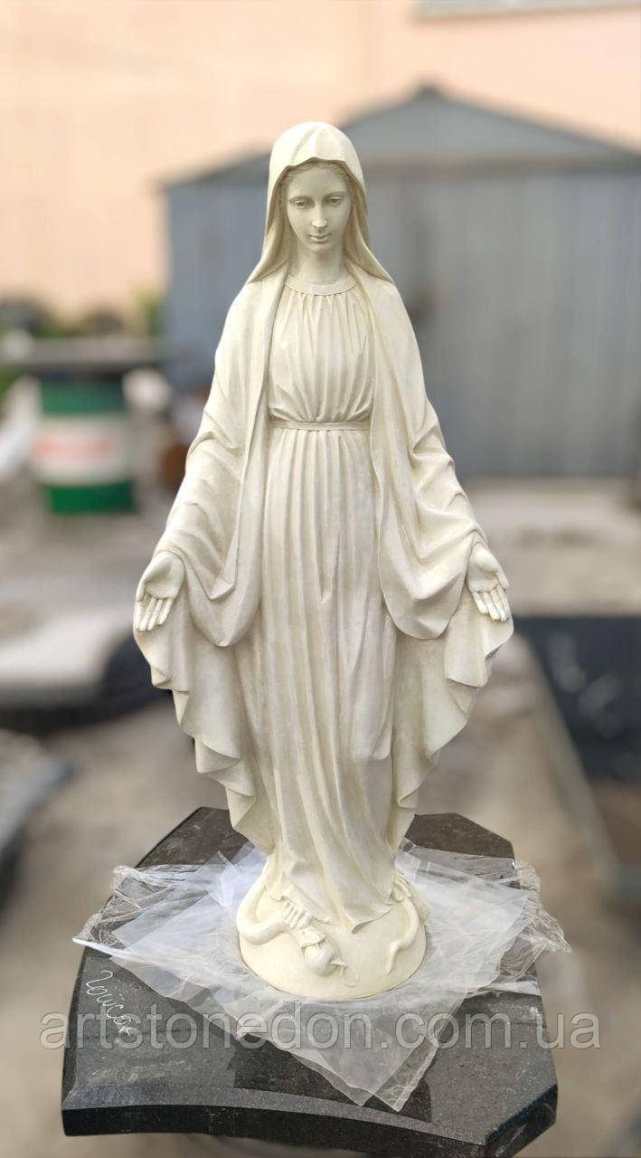 Скульптура Матері Божої #44  з полімеру 120 см, фото 1
