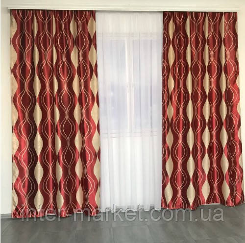 Штори "Катрин" Тканина "Блекаут Софт". Максимальний захист від сонця., фото 1