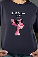 Жіноча футболка з принтом | Prada pink panther (00277)