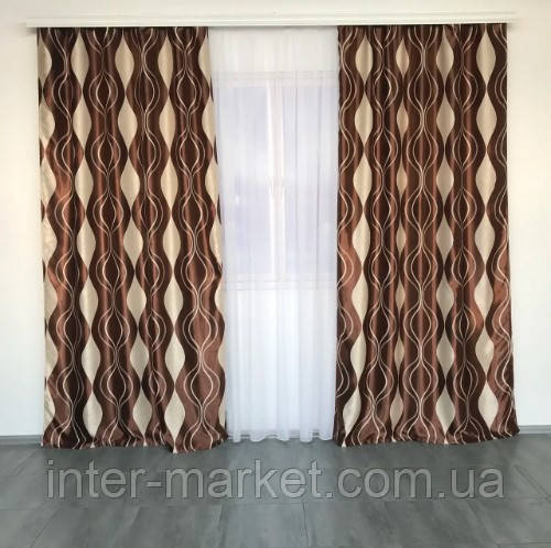 Штори "Катрин" Тканина "Блекаут Софт". Максимальний захист від сонця., фото 1