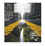 Зошит учнівський "Gold Brisk" 48 арк. клітинка ТВ-43 №3530 "Під іншим кутом" УФ-лак, фото 2