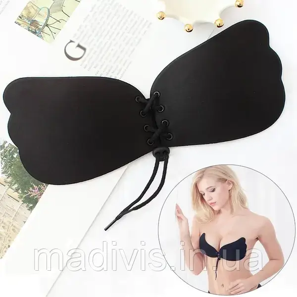 Бюстгальтер-невидимка Fly Bra з ефектом push up розмір D, фото 1