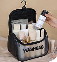Дорожный органайзер косметичка для путешествий подвесная с отделениями водонепроницаемый несессер