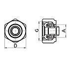 Євроконус Roho R581-075 — 3/4"EK 16х2 (RO0247), фото 2