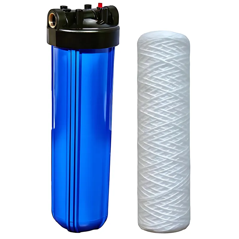 Колба фільтра для холодної води Koer KV-30-1 ВВ20 (колба, картридж PPR нитка) 8 атмосфер 1" (KR5448), фото 1