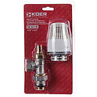 Кран RTL із системою "антиточки" кутовий Koer KR.941-Gi — 1/2x1/2 (KR3065), фото 3