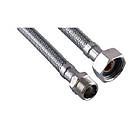 Гнучка підводка Zerix ZHN-02-FM1/2"-030 (нейлонова обплетення, гайки неірж) (ZX5146), фото 2